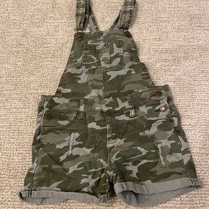 Green Camo Justice Overalls